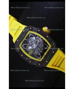 Richard Mille RM35-01 Rafael Nadal Edition Swiss Replica Watch in Yellow Indexes