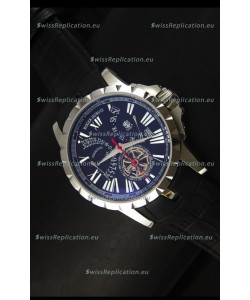 Roger Dubuis Excalibur Calendar Watch in Black Dial 