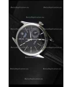 Rolex Cellini Date 50519 Swiss Replica Watch in Black Dial 