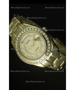 Rolex Day Date Swiss Watch in Stainless Steel Case 
