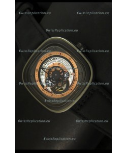 SevenFriday P-32 Black and Grey with Original Miyota 82S7 Movement - 1:1 Mirror Quality