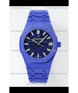 Audemars Piguet Royal Oak Super Clone 15500 Blue Ceramic Starry Dial Watch 