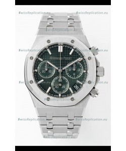 Audemars Piguet Super Clone Royal Oak Chronograph 26240 - 904L Steel in Green Dial 41MM