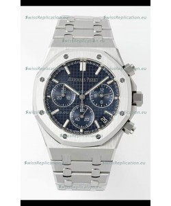 Audemars Piguet Super Clone Royal Oak Chronograph 26240 - 904L Steel in Blue Dial 41MM