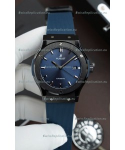 Hublot Classic Fusion Ceramic Casing Blue Dial Super Clone Swiss Replica 42MM