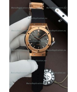 Hublot Super Clone Classic Fusion Titanium Rose Gold Grey Dial 42MM Watch