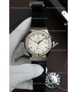 Hublot Super Clone Classic Fusion Titanium White Dial 42MM Watch
