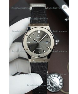 Hublot Super Clone Classic Fusion Titanium Grey Dial 42MM Watch