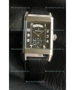 Jaeger-LeCoultre Reverso Super Clone Black Dial Swiss Replica Watch 