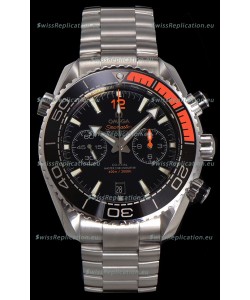 Omega Super Clone Planet Ocean 600M Chronograph 904L Steel Replica Watch 