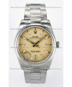 Rolex Oyster Perpetual Super Clone REF#126000 36MM Beige Dial Swiss Replica