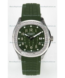 Patek Philippe Aquanaut 5267 Green Dial Swiss Quartz Movement Replica Watch 