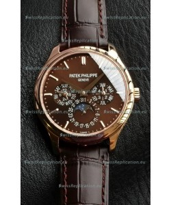 Patek Philippe Complications 5327R-001 Brown Dial Swiss Replica Watch 