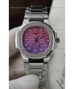 Patek Philippe 7010R Gradient Purple and Pink Dial Swiss Quartz Replica Watch