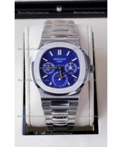 Patek Philippe Nautilus 5740 Perpetual Calendar Stainless Steel Purple Dial Swiss Replica Watch
