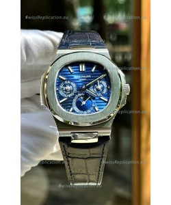 Patek Philippe Nautilus 5740 Perpetual Calendar Stainless Steel Purple Dial Swiss Replica Watch