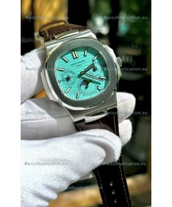 Patek Philippe Nautilus 5740 Perpetual Calendar Stainless Steel Green Dial Swiss Replica Watch