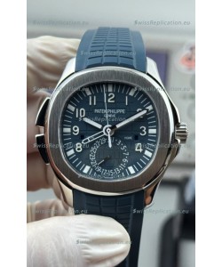 Patek Philippe Super Clone Aquanaut 5164 Opaline Blue Stainles Steel Swiss Watch 
