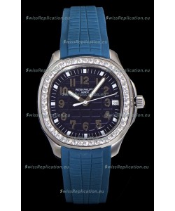 Patek Philippe Super Clone Aquanaut Stainless Steel Blue Dial 38.5MM Watch 