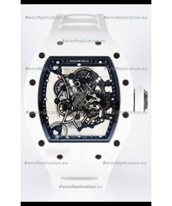 Richard Mille RM055 White Ceramic Real Vaucher Movement Super Clone Watch 