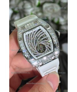 Richard Mille RM51-02 Stainless Steel Casing Watch in Mossanites Automatic Movement