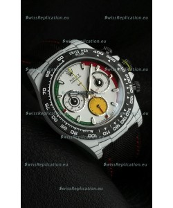 Rolex Daytona DiW Ferrari White Dial Edition Watch - Lightweight Forged Cabon Casing