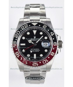 Rolex GMT Masters II Super Clone 12719 "Blaken" 904L Steel Black Dial Watch 