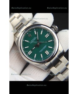 Rolex Oyster Perpetual Japanese Movement Replica Watch 41MM - Green Dial