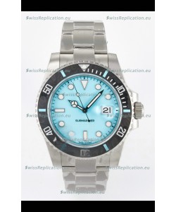 Rolex Submariner DiW Sandblasted Steel Casing Carbon Fiber Bezel Watch Tiffany Blue Dial