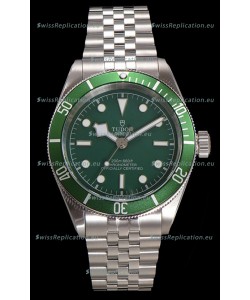 Tudor Black Bay Super Clone Harrods Edition Green Dial Swiss Replica Watch 