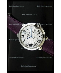Cartier Ballon de Swiss Replica Automatic Watch in White Dial