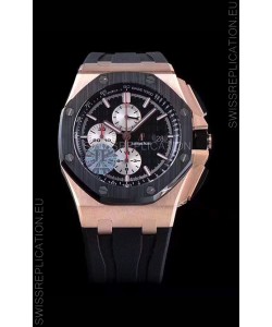 Audemars Piguet Royal Oak Offshore 44MM Pink Gold 1:1 Mirror 904L Steel Watch