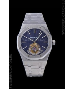 Audemars Piguet Royal Oak Tourbillon 41mm Blue Dial in 904L Steel Case