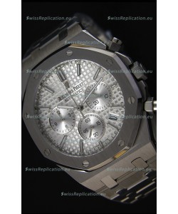 Audemars Piguet Royal Oak Chronograph Silver Toned Dial Swiss Quartz Replica Watch - 41MM