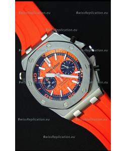 Audemars Piguet Royal Oak Offshore Diver Chronograph Swiss Quartz Replica Watch in Orange