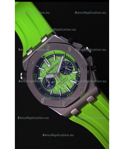 Audemars Piguet Royal Oak Offshore Diver Chronograph Swiss Quartz Replica Watch in Green