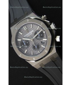 Audemars Piguet Royal Oak Chronograph Slate Grey Dial Rubber Strap Swiss Replica Watch 