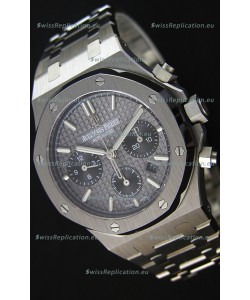 Audemars Piguet Royal Oak Chronograph Slate Grey Dial Steel Strap Swiss Replica Watch 