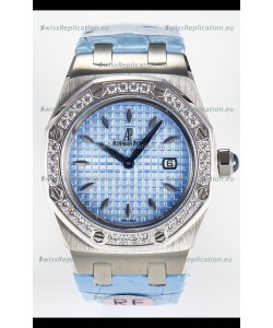 Audemars Piguet Royal Oak 33MM 904L Steel Quartz Blue Dial Swiss Replica Watch