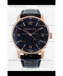 Audemars Piguet CODE 11.59 15210R Swiss Replica Watch in Rose Gold Black Dial 41MM