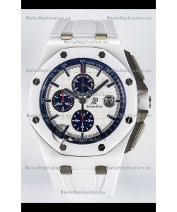 Audemars Piguet Boutique Edition White Dial Ceramic Casing 1:1 Super Clone Replica Watch