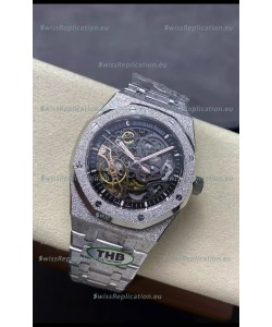 Audemars Piguet Royal Oak Double Balance Wheel Openworked FROSTED Edition 1:1 Superclone Replica Watch