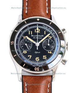 Blancpain Air Command Black Dial Steel Casing 1:1 Mirror Replica Watch