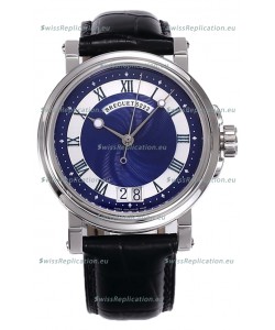 Breguet Marine Automatic Big Date 5817 Stainless Steel Watch with in Blue Dial 