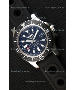 Breitling SuperOcean 44 Special Steel Swiss Replica Watch with Rubber Strap