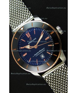 Breitling SuperOcean Heritage II B20 44MM Black Dial Two Tone Bezel 1:1 Mirror Replica