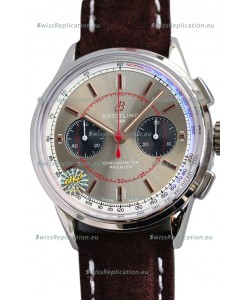 Breitling Premier B01 Chronograph 42 Edition Steel Casing Steel Dial - 1:1 Mirror Replica Watch