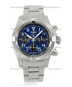 Breitling Avenger B01 Chronograph 45 Stainless Steel Blue Dial 1:1 Mirror Swiss Replica Watch 