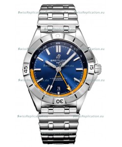 Breitling Chronomat Automatic GMT 40 Blue Dial 1:1 Mirror Swiss Replica Watch 