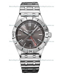 Breitling Chronomat Automatic GMT 40 Grey Dial 1:1 Mirror Swiss Replica Watch 